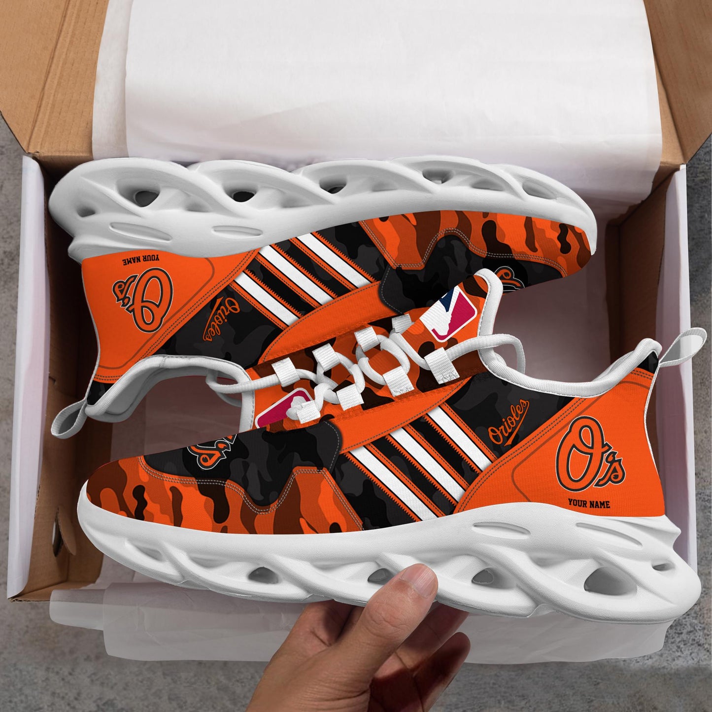 Ideafootwear Baltimore Orioles Max Soul Shoes Sneakers For Men And Women
