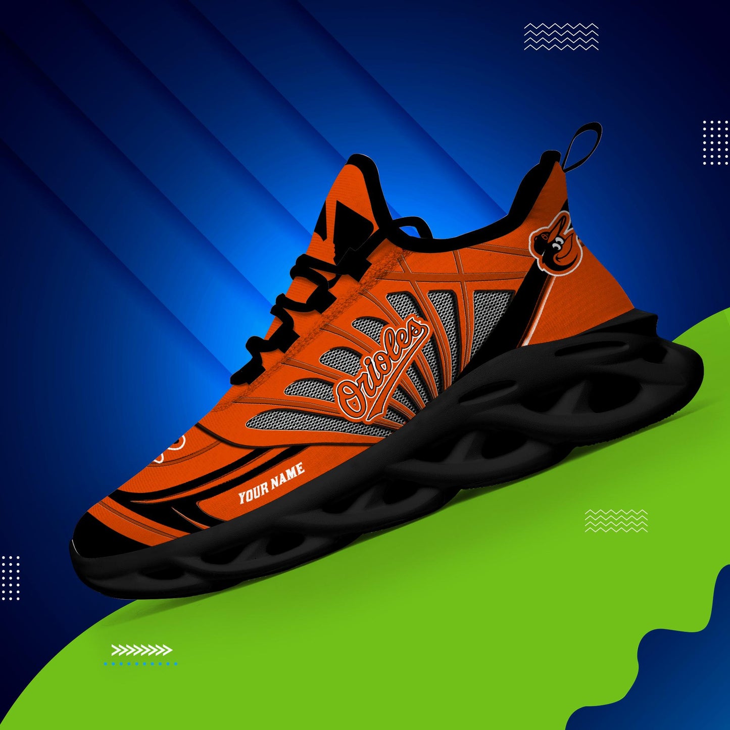 Ideafootwear Baltimore Orioles Max Soul Shoes Sneakers For Men And Women