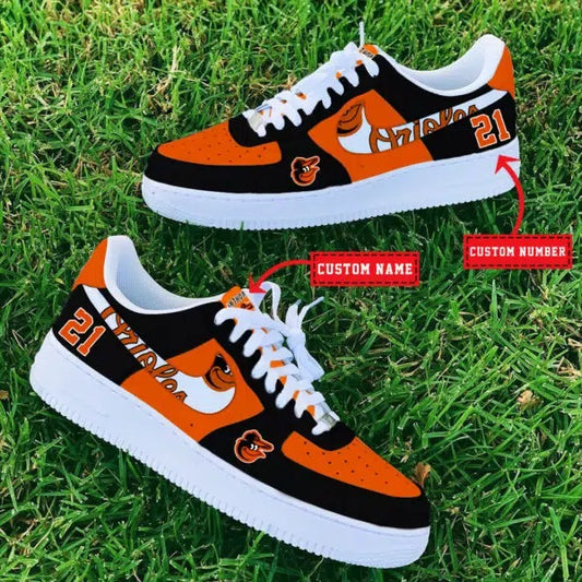 Ideafootwear Baltimore Orioles MLB Air Low-Top Sneakers Shoes For Men And Women