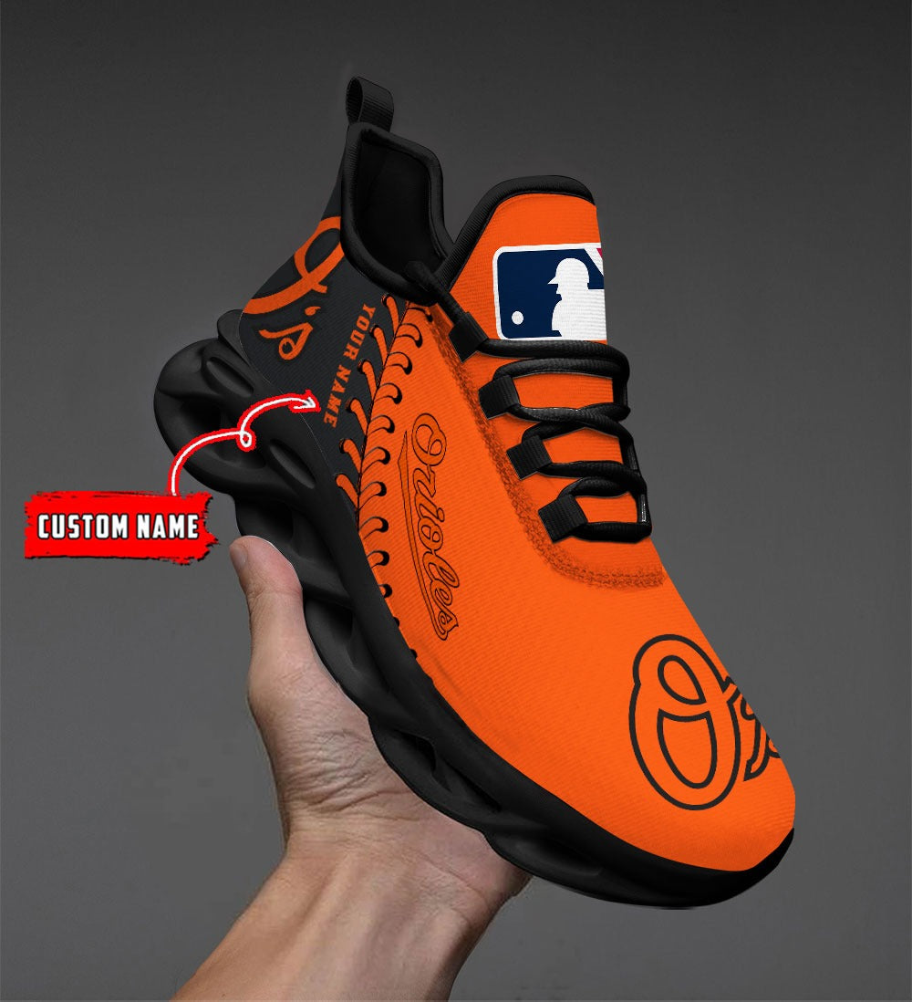 Ideafootwear Baltimore Orioles MLB Max Soul Shoes Sneakers For Men And Women