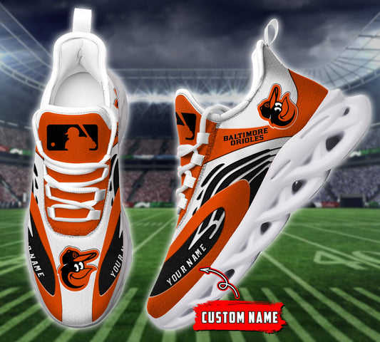 Ideafootwear Baltimore Orioles MLB Max Soul Shoes Sneakers For Men And Women