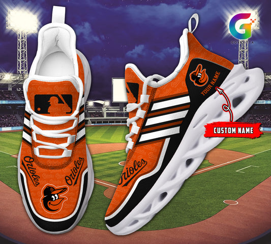 Ideafootwear Baltimore Orioles MLB Max Soul Shoes Sneakers For Men And Women