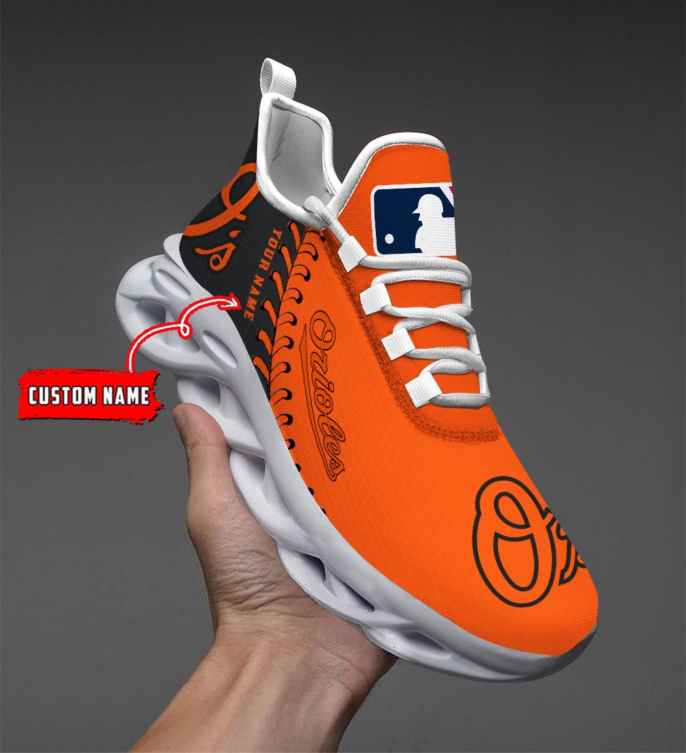 Ideafootwear Baltimore Orioles MLB Max Soul Shoes Sneakers For Men And Women