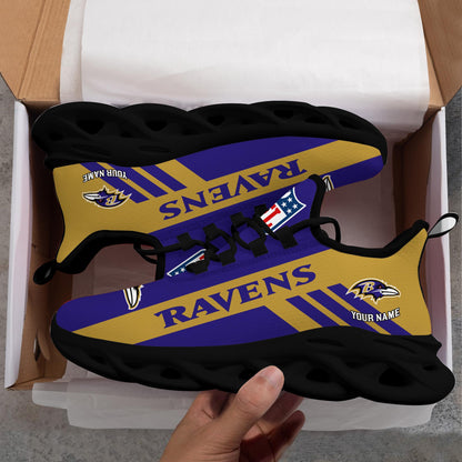 Ideafootwear Baltimore Ravens Max Soul Shoes Sneakers For Men And Women