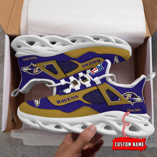 Ideafootwear Baltimore Ravens Max Soul Shoes Sneakers For Men And Women