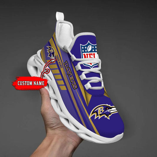 Ideafootwear Baltimore Ravens Max Soul Shoes Sneakers For Men And Women