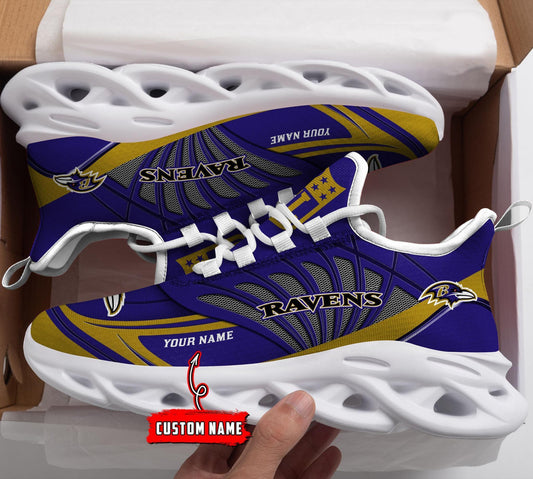 Ideafootwear Baltimore Ravens Max Soul Shoes Sneakers For Men And Women