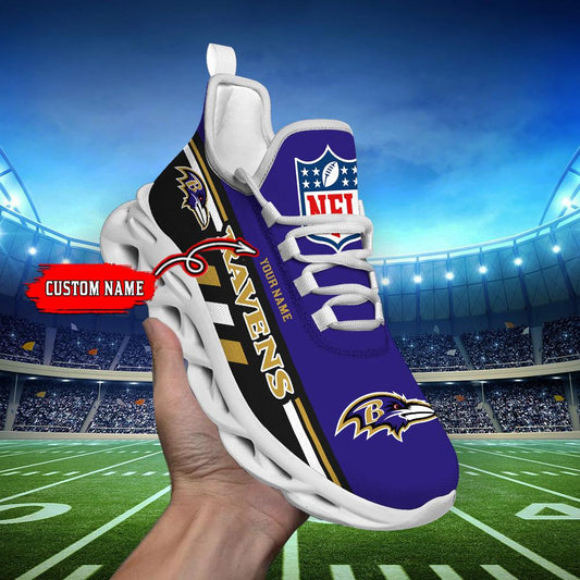 Ideafootwear Baltimore Ravens Max Soul Shoes Sneakers For Men And Women