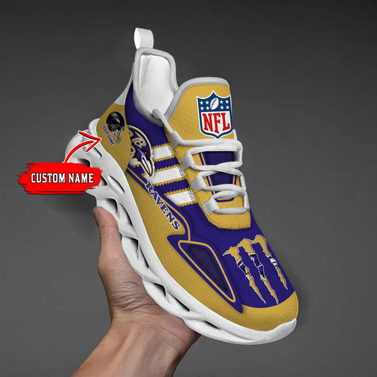 Ideafootwear Baltimore Ravens Max Soul Shoes Sneakers For Men And Women