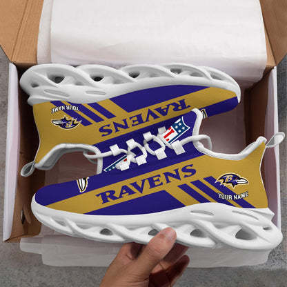 Ideafootwear Baltimore Ravens Max Soul Shoes Sneakers For Men And Women