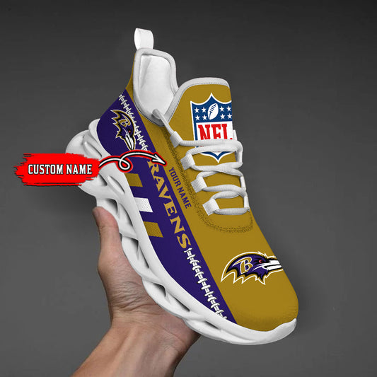 Ideafootwear Baltimore Ravens Max Soul Shoes Sneakers For Men And Women