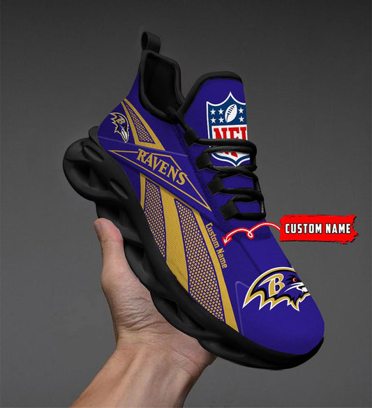 Ideafootwear Baltimore Ravens Max Soul Shoes Sneakers For Men And Women