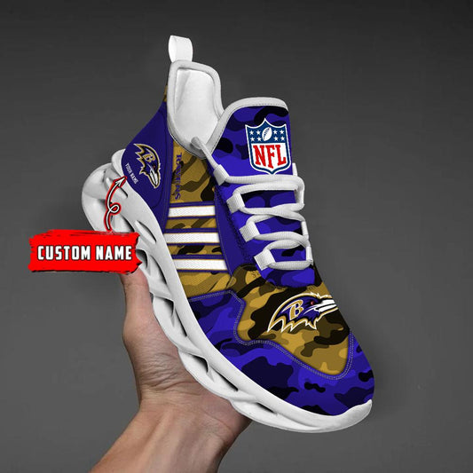 Ideafootwear Baltimore Ravens Max Soul Shoes Sneakers For Men And Women