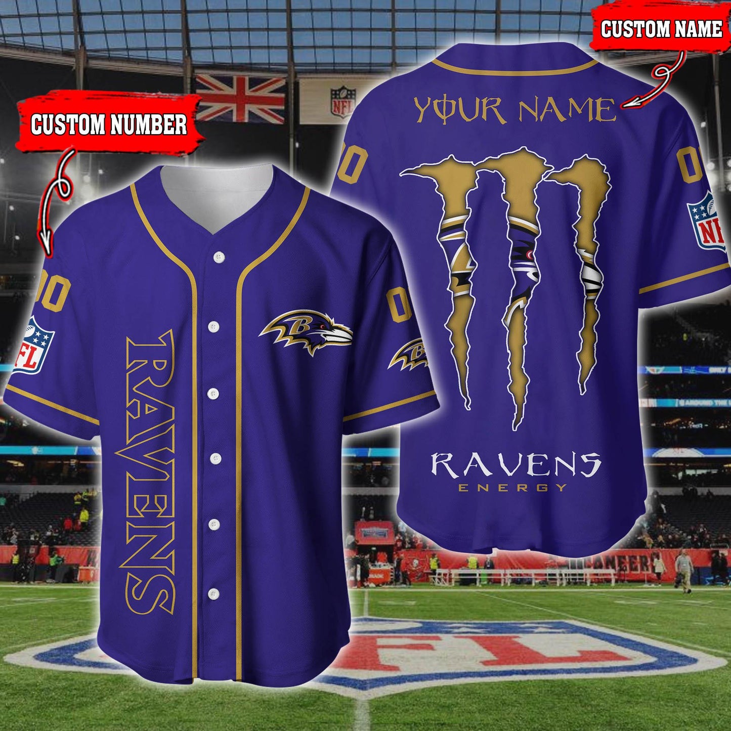 Ideafootwear Baltimore Ravens Max Soul Shoes Sneakers For Men And Women