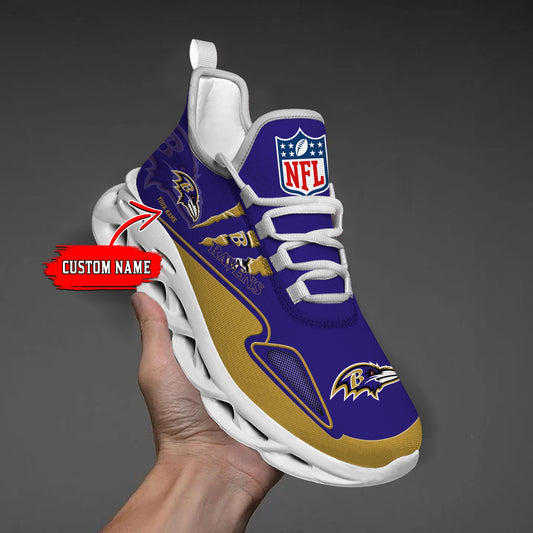 Ideafootwear Baltimore Ravens Max Soul Shoes Sneakers For Men And Women