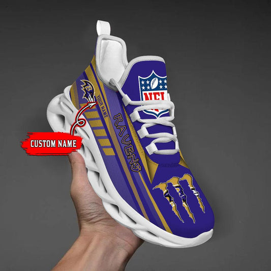 Ideafootwear Baltimore Ravens Max Soul Shoes Sneakers For Men And Women