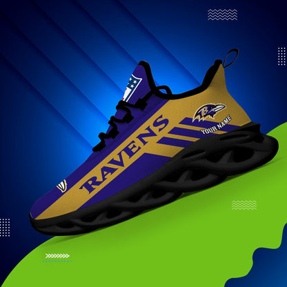 Ideafootwear Baltimore Ravens Max Soul Shoes Sneakers For Men And Women