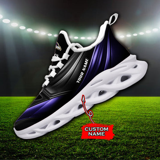Ideafootwear Baltimore Ravens NFL Max Soul Shoes Sneakers For Men And Women