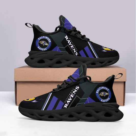 Ideafootwear Baltimore Ravens NFL Max Soul Shoes Sneakers For Men And Women