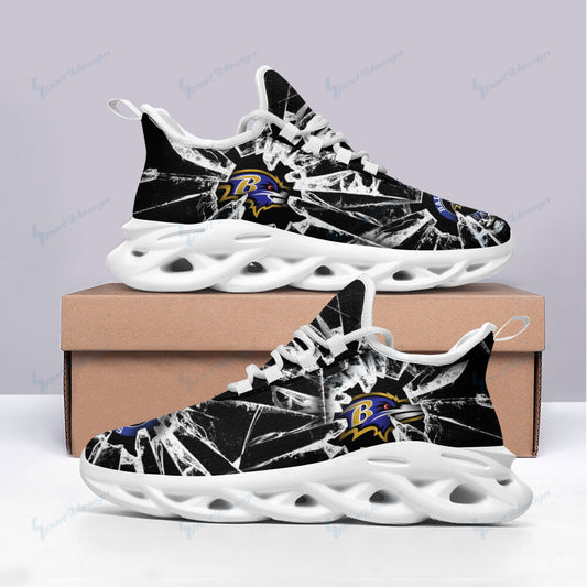 Ideafootwear Baltimore Ravens NFL Max Soul Shoes Sneakers For Men And Women
