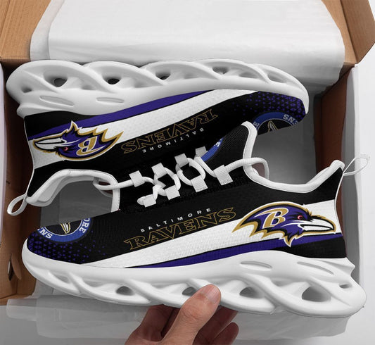 Ideafootwear Baltimore Ravens NFL Max Soul Shoes Sneakers For Men And Women