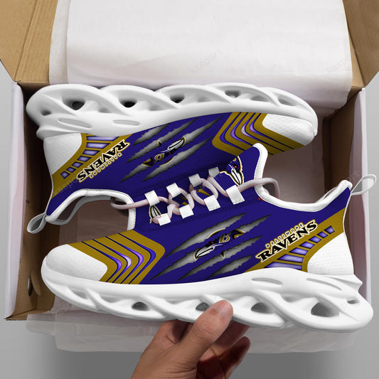 Ideafootwear Baltimore Ravens NFL Max Soul Shoes Sneakers For Men And Women