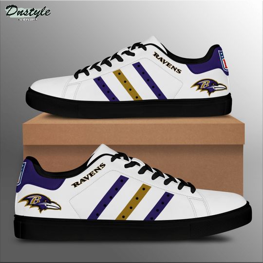 Ideafootwear Baltimore Ravens Skate Stan Shoes Sneakes For Men And Women