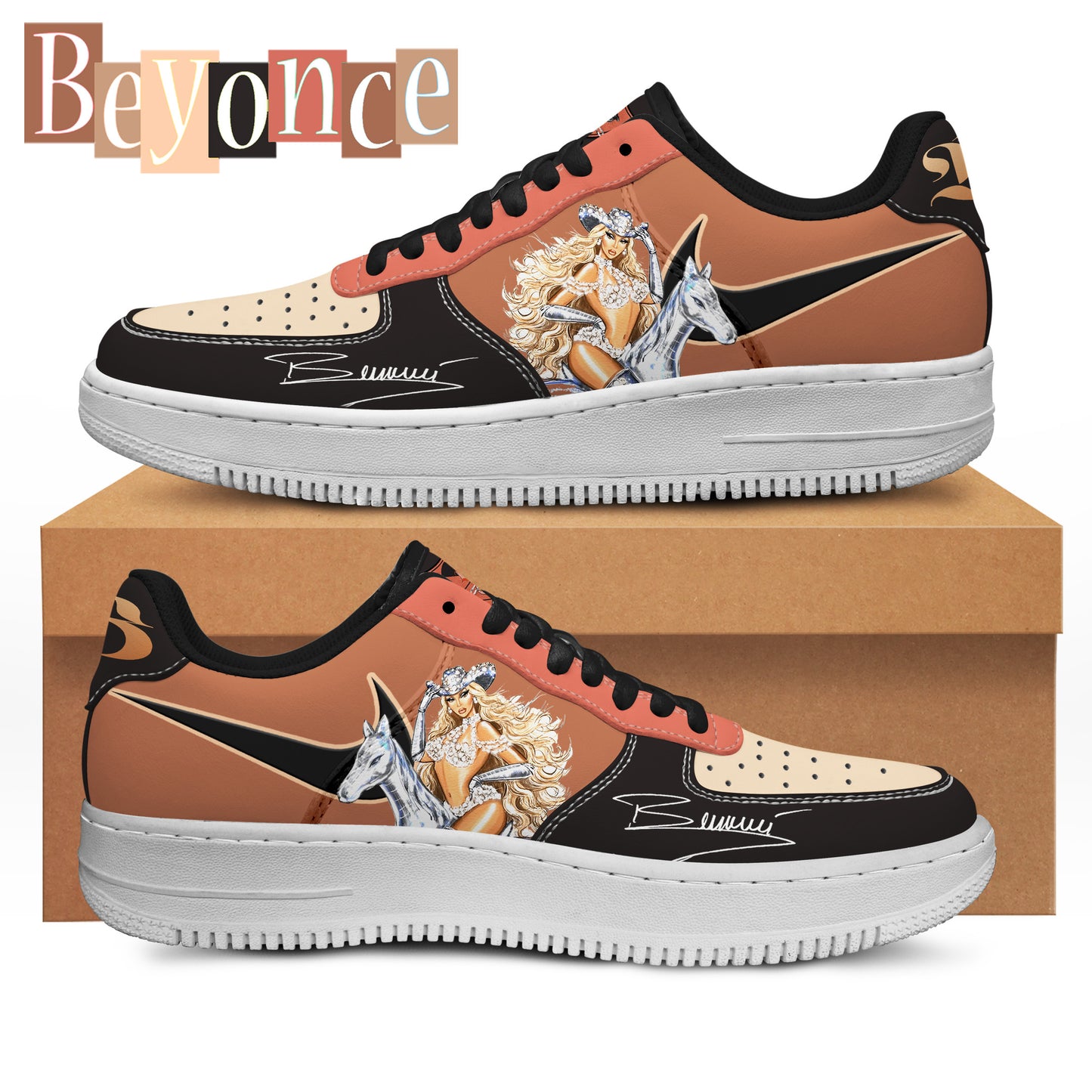 Ideafootwear Beyonce Air Low-Top Sneakers Shoes For Men And Women