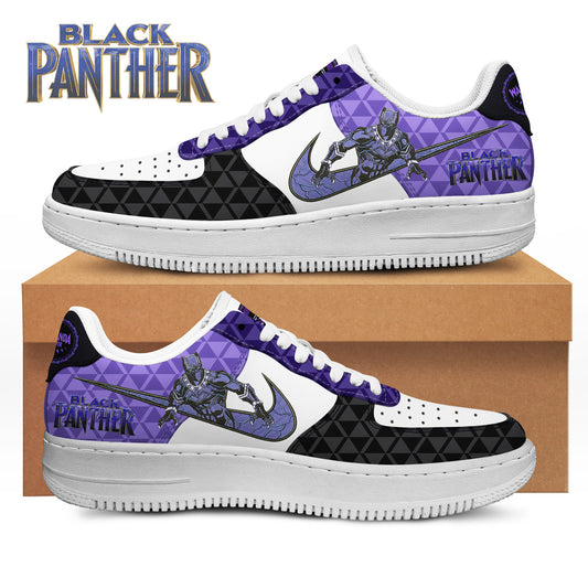 Ideafootwear Black Panther Air Low-Top Sneakers Shoes For Men And Women