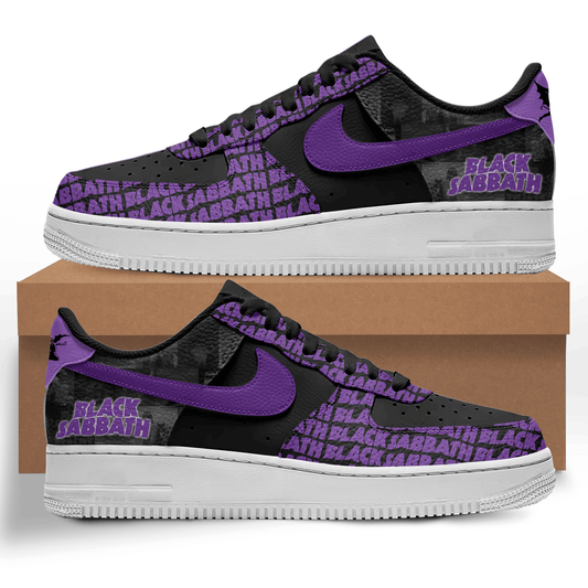 Ideafootwear Black Sabbath Air Low-Top Sneakers Shoes For Men And Women