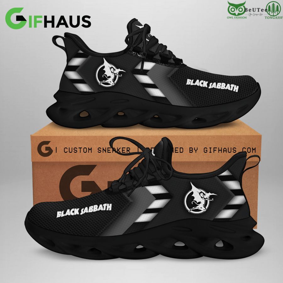 Ideafootwear Black Sabbath Max Soul Shoes Sneakers For Men And Women