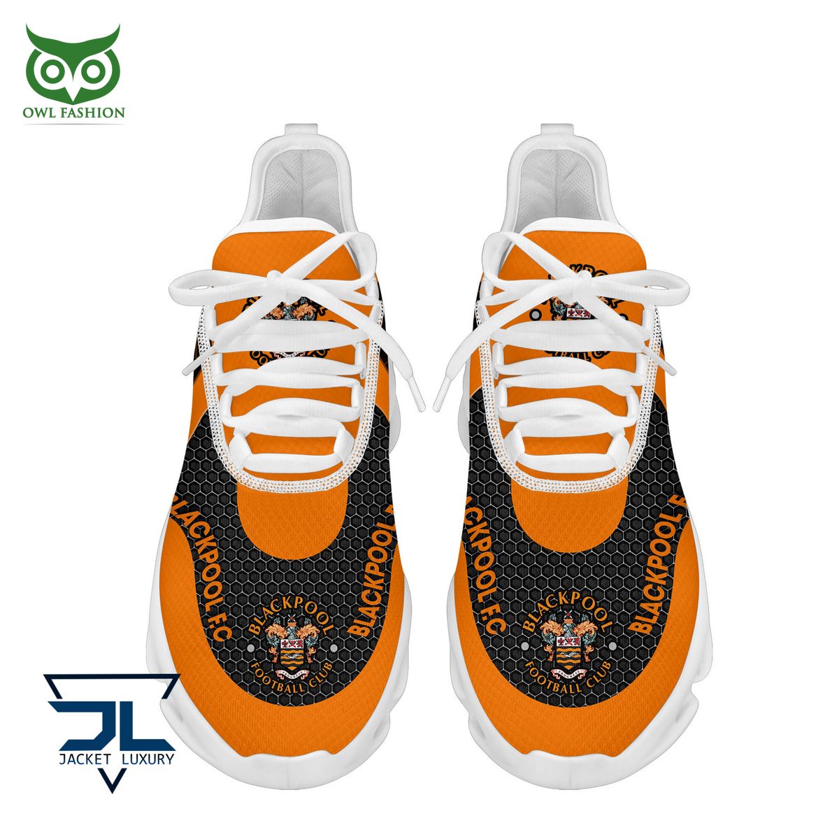 Ideafootwear Blackpool FC Max Soul Shoes Sneakers For Men And Women