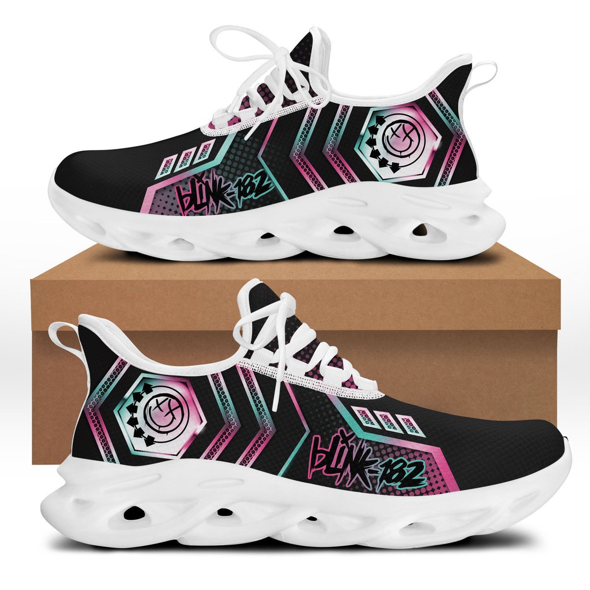 Ideafootwear Blink 182 Max Soul Shoes Sneakers For Men And Women