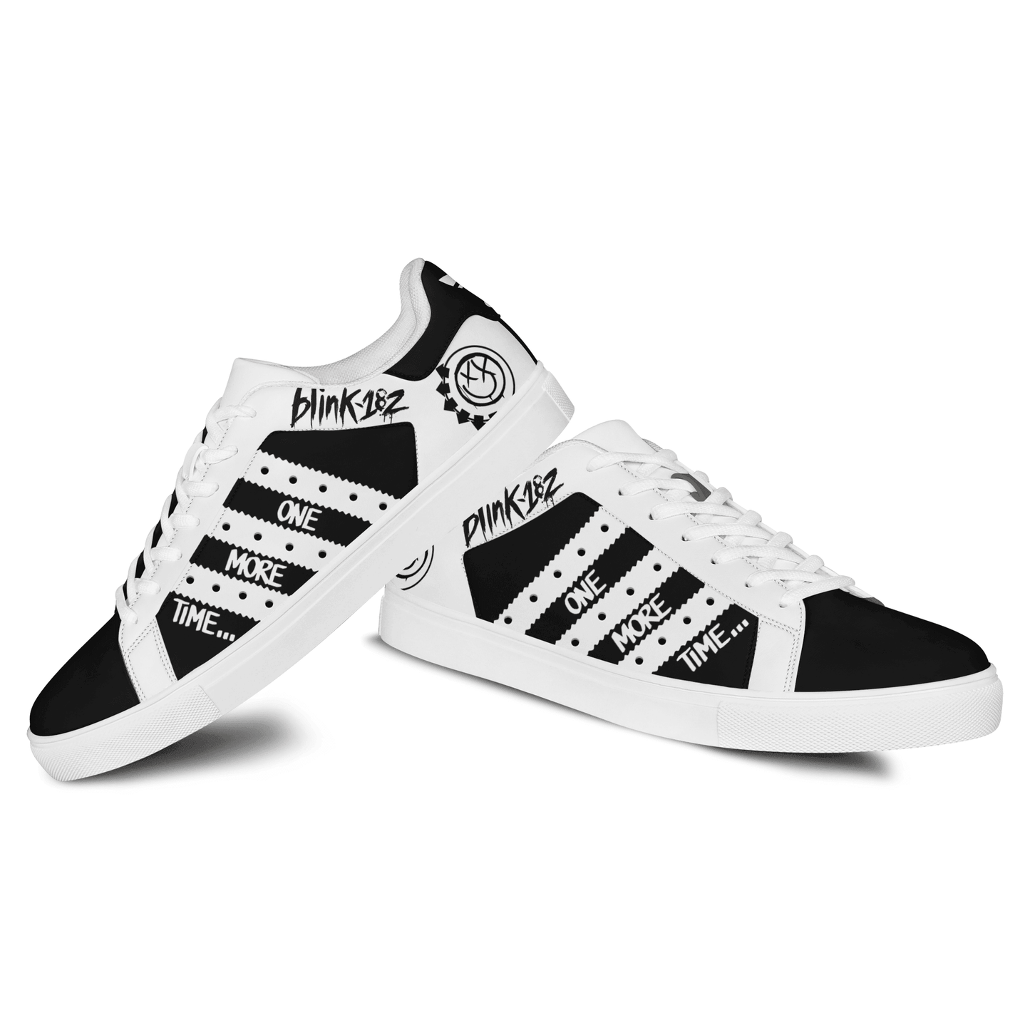 Ideafootwear Blink 182 Skate Stan Shoes Sneakes For Men And Women
