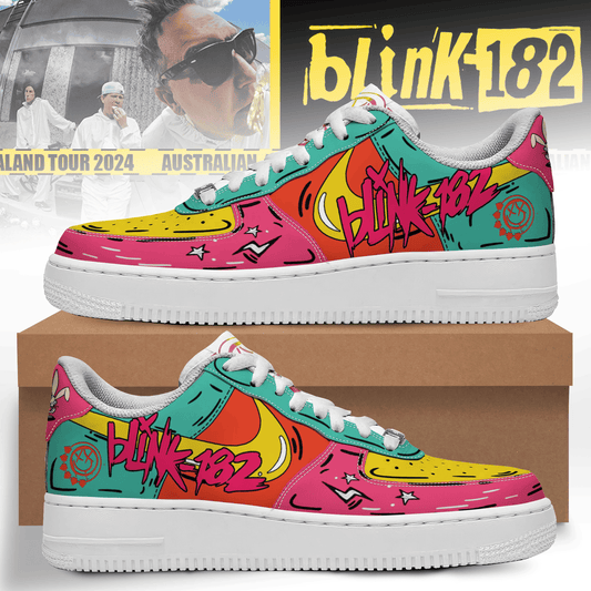 Ideafootwear Blink 182Air Low-Top Sneakers Shoes For Men And Women