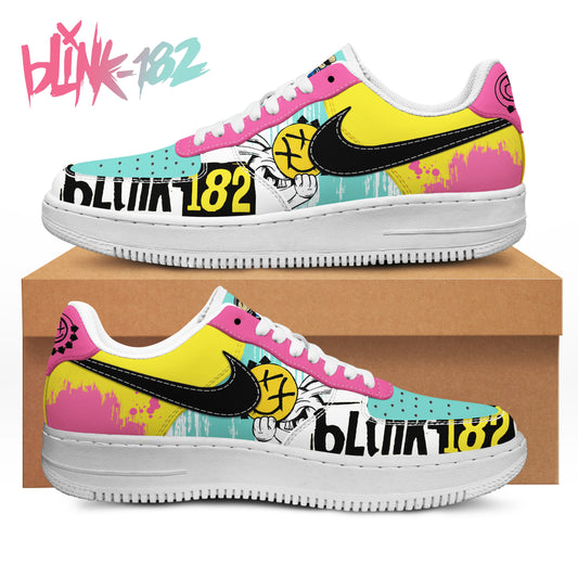 Ideafootwear Blink 182Air Low-Top Sneakers Shoes For Men And Women