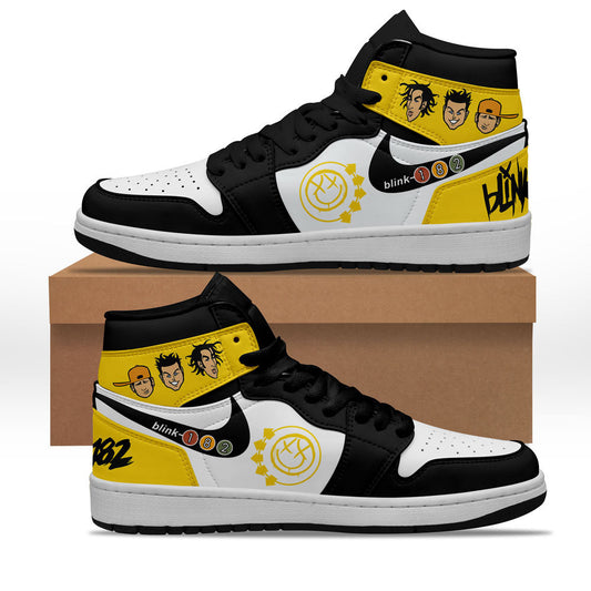 Ideafootwear Blink 182AJ1 High Sneakers Shoes For Men And Women