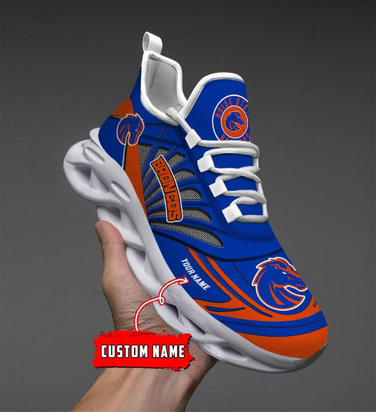 Ideafootwear Boise State Broncos Max Soul Shoes Sneakers For Men And Women