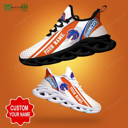 Ideafootwear Boise State Broncos Max Soul Shoes Sneakers For Men And Women