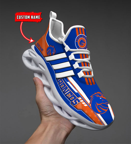 Ideafootwear Boise State Broncos Max Soul Shoes Sneakers For Men And Women