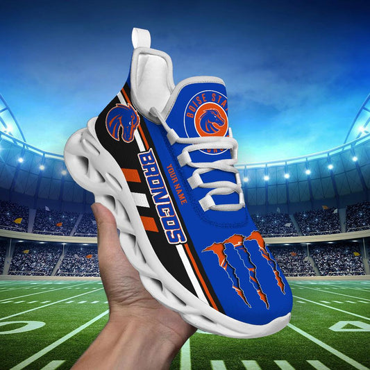 Ideafootwear Boise State Broncos Max Soul Shoes Sneakers For Men And Women
