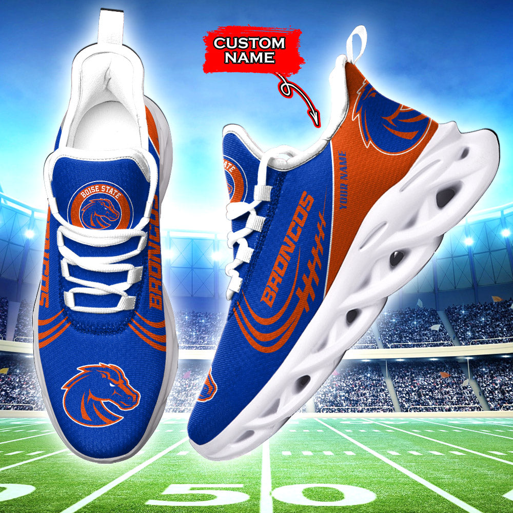 Ideafootwear Boise State Broncos NCAA Max Soul Shoes Sneakers For Men And Women