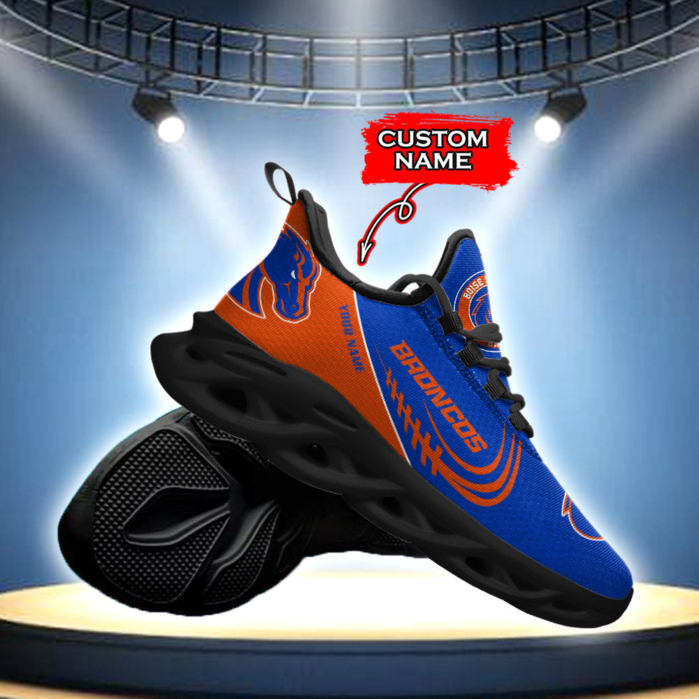 Ideafootwear Boise State Broncos NCAA Max Soul Shoes Sneakers For Men And Women