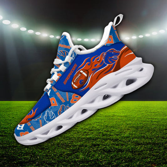 Ideafootwear Boise State Broncos NCAA Max Soul Shoes Sneakers For Men And Women