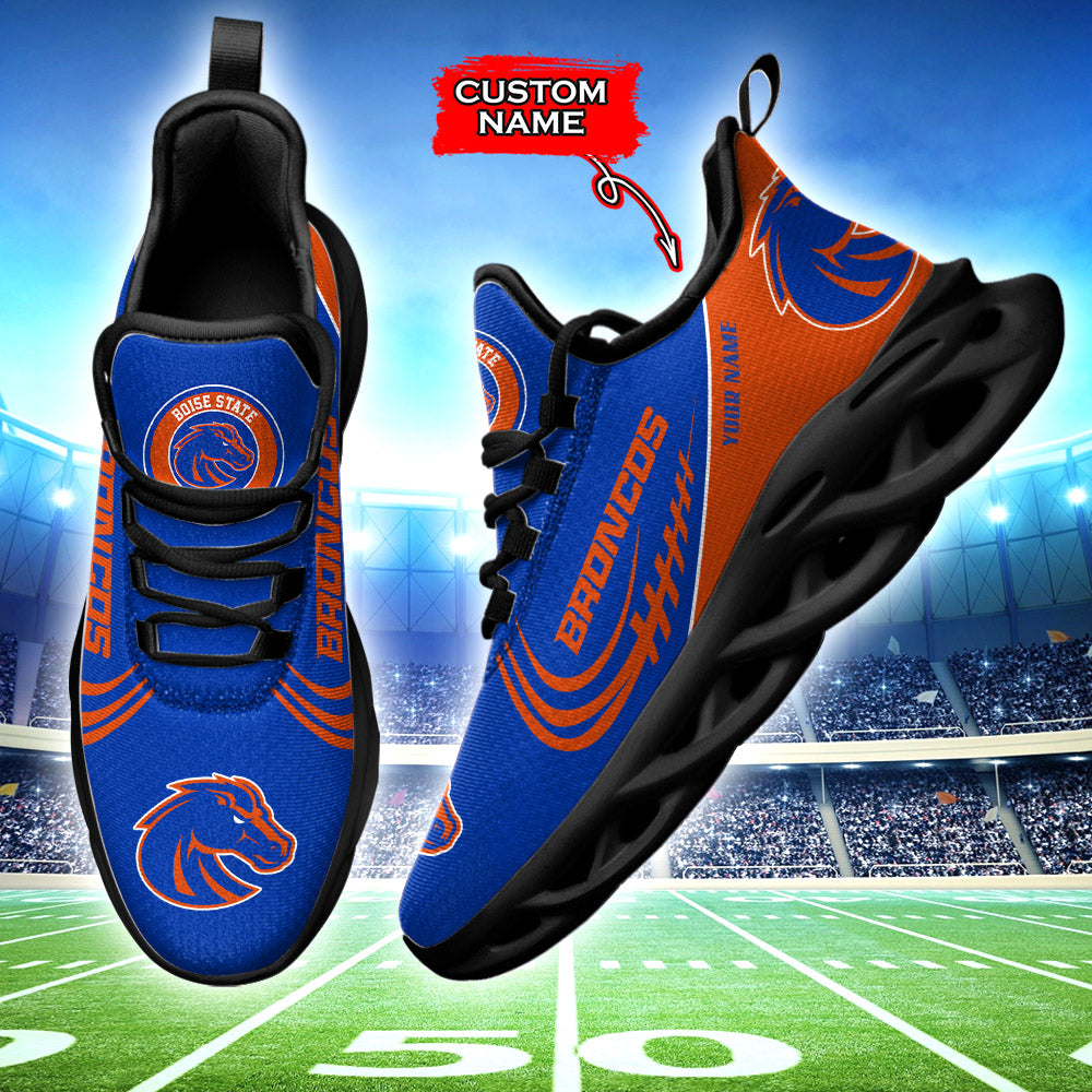 Ideafootwear Boise State Broncos NCAA Max Soul Shoes Sneakers For Men And Women