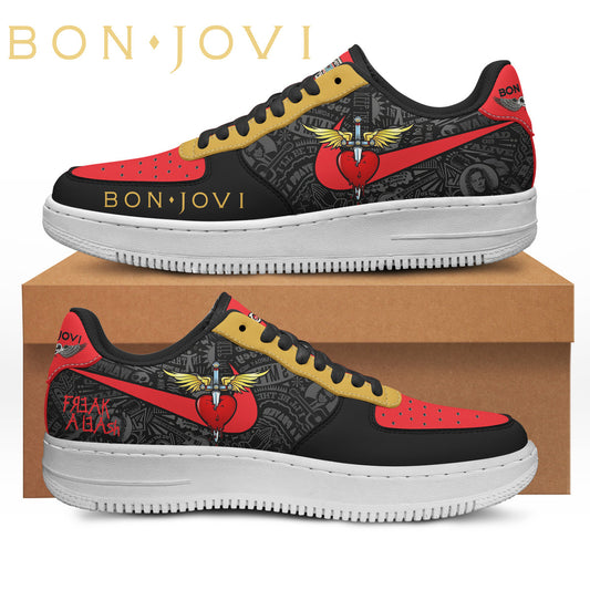 Ideafootwear Bon Jovi Air Low-Top Sneakers Shoes For Men And Women