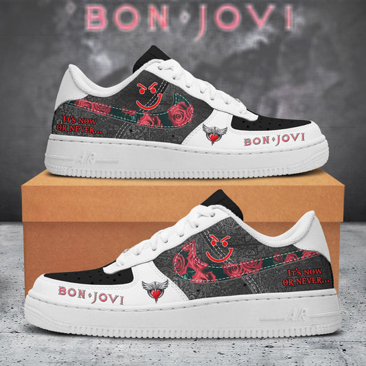 Ideafootwear Bon Jovi Air Low-Top Sneakers Shoes For Men And Women