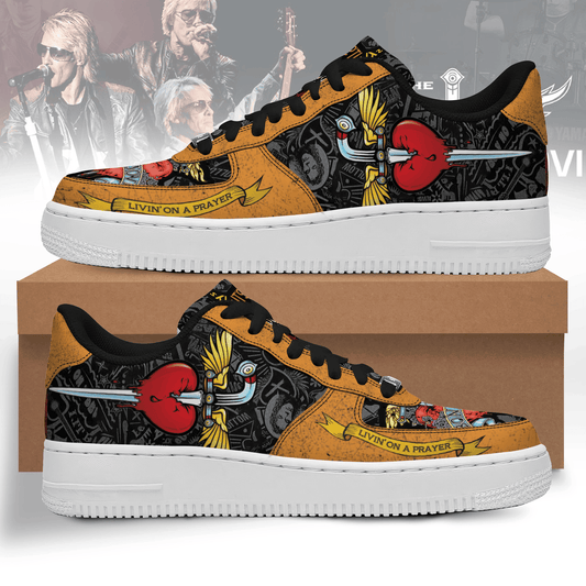 Ideafootwear Bon Jovi Air Low-Top Sneakers Shoes For Men And Women