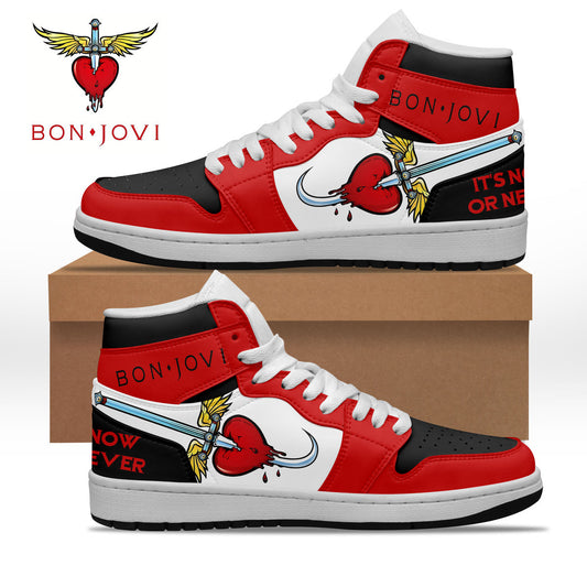 Ideafootwear Bon Jovi AJ1 High Sneakers Shoes For Men And Women