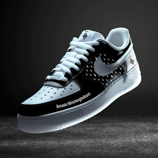 Ideafootwear Borussia M'gladbach Bundesliga Air Low-Top Sneakers Shoes For Men And Women